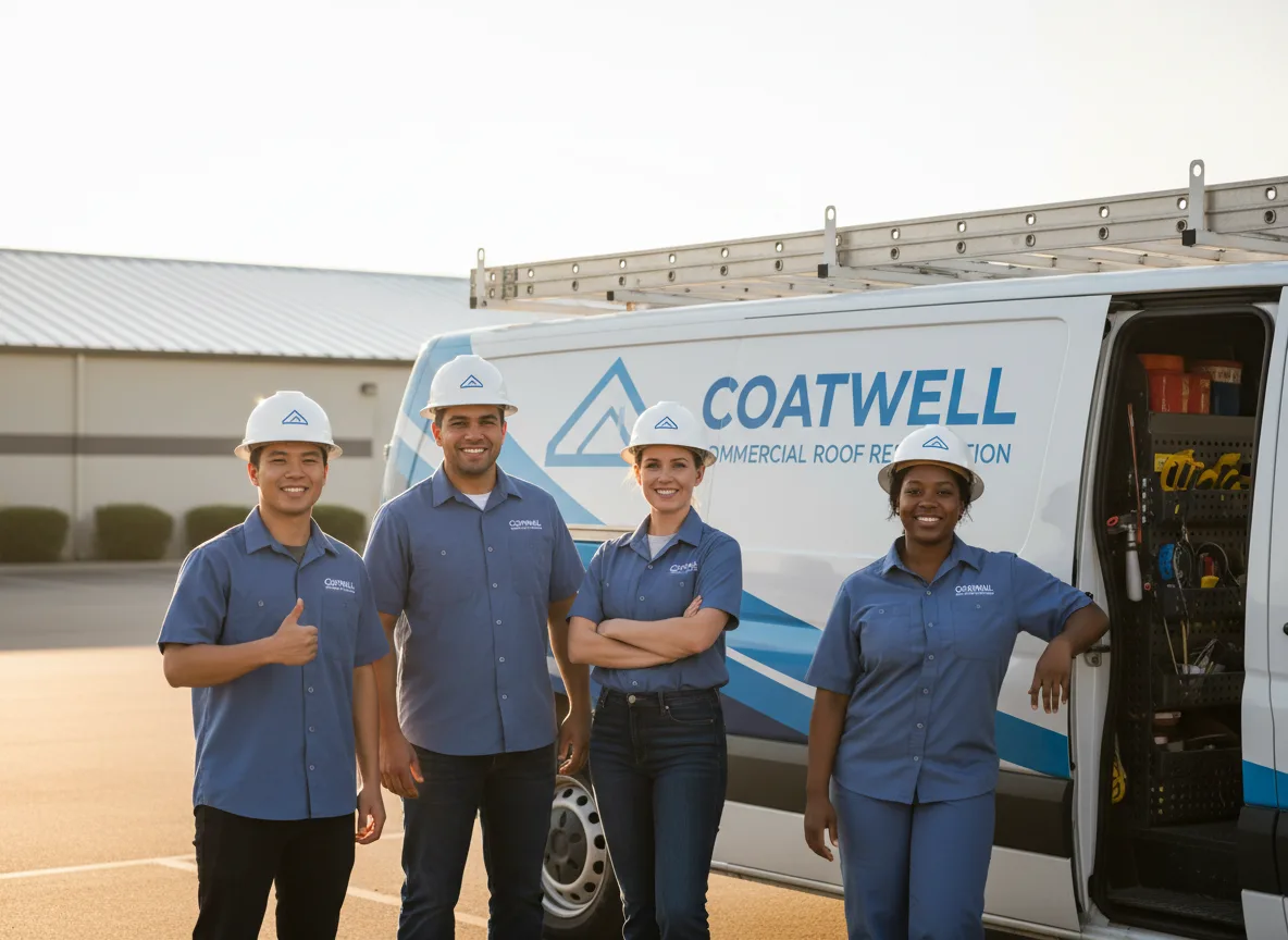 Commercial roof coating company in Maywood, CA